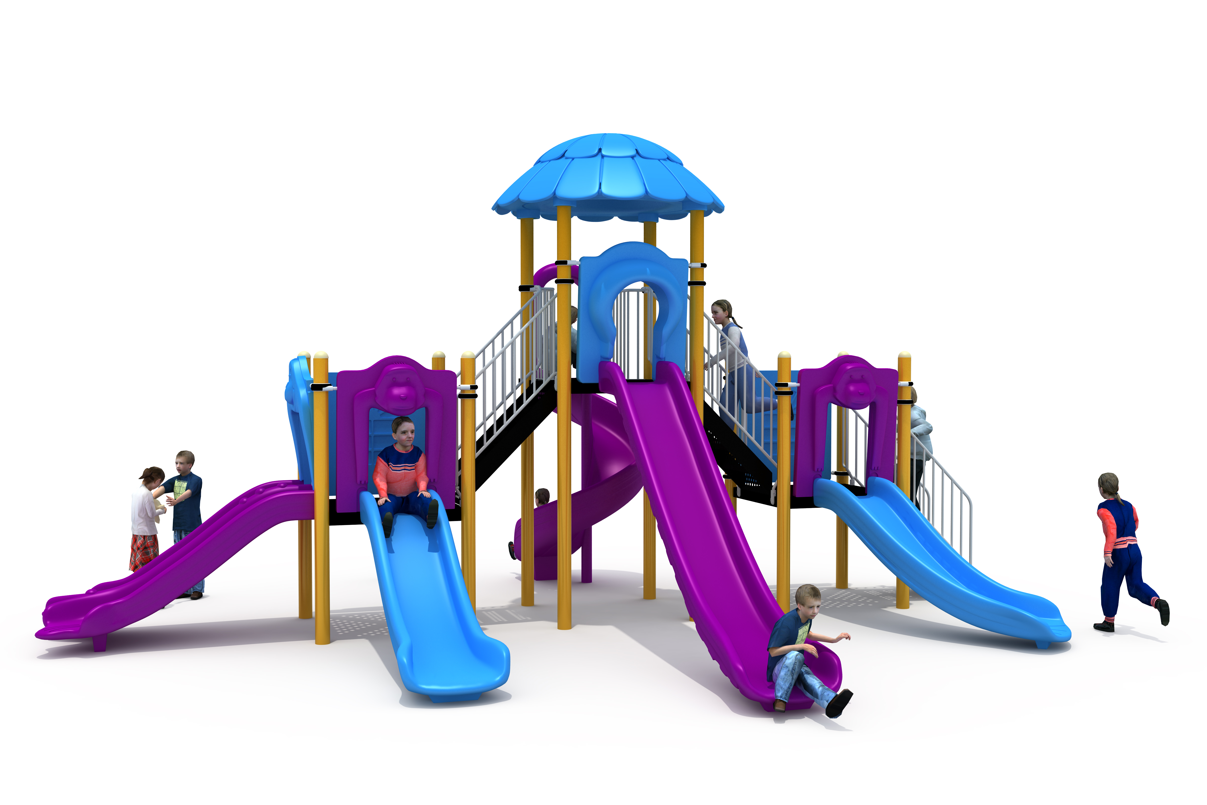 Klasik Seri Oyun Grubu B-PRK-01 PRK-04 | Metal Oyun Grupları | Erse Kent Mobilyaları